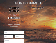 Tablet Screenshot of cucinanaturale.it